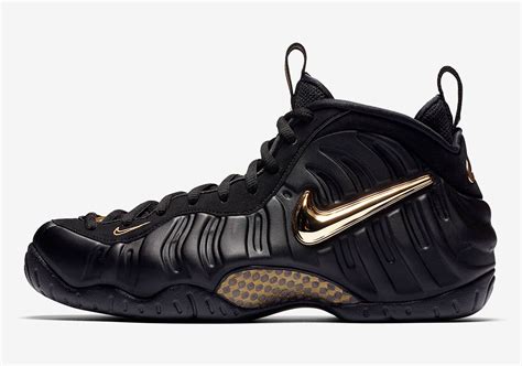 nike pro schwarz gold|Nike air Foamposite metallic gold.